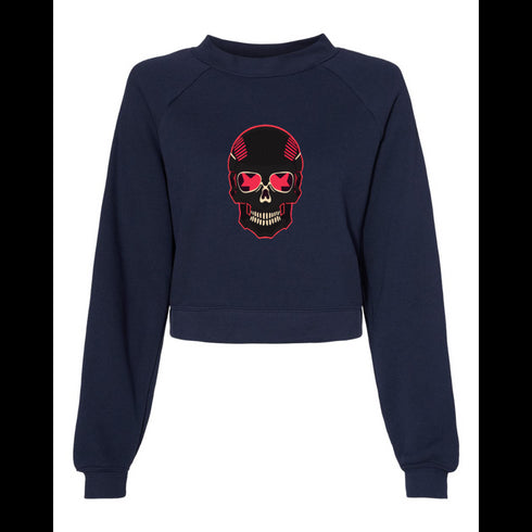 Punk skull Bella canvas hoodie 7505
